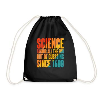 La science, enlever tout le plaisir de deviner 11 - Sac de sport léger - noir - Devant