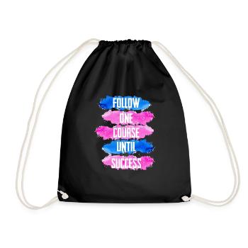 Suivre un cours jusqu’au succès 4 - Sac de sport léger - noir - Devant