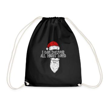 I Can Deliver All Night Long 3 - Drawstring Bag - black - Front