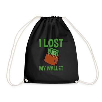 I Lost My Wallet 4 - Turnbeutel - Schwarz - Vorne