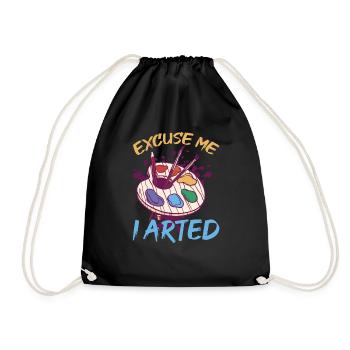Excusez-moi, j’ai Arted 8 - Sac de sport léger - noir - Devant