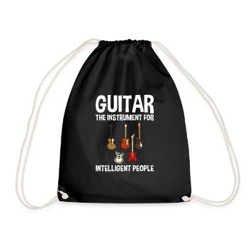 Guitare L’instrument pour les personnes intelligentes 4 - Sac de sport léger - noir - Devant