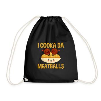 I Cooka Da Meatballs 2 - Turnbeutel - Schwarz - Vorne