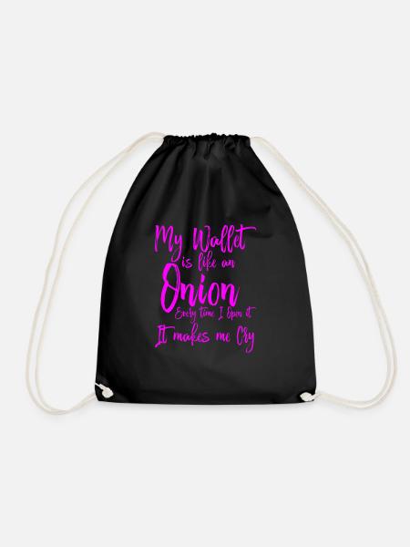 My Wallet Is Like An Onion 4 - Turnbeutel - Schwarz