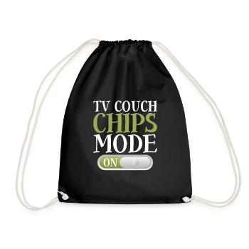 Tv Canapé Chips Mode On 4 - Sac de sport léger - noir - Devant