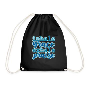 Inspirez la grâce expirez Louange 2 - Sac de sport léger - noir - Devant