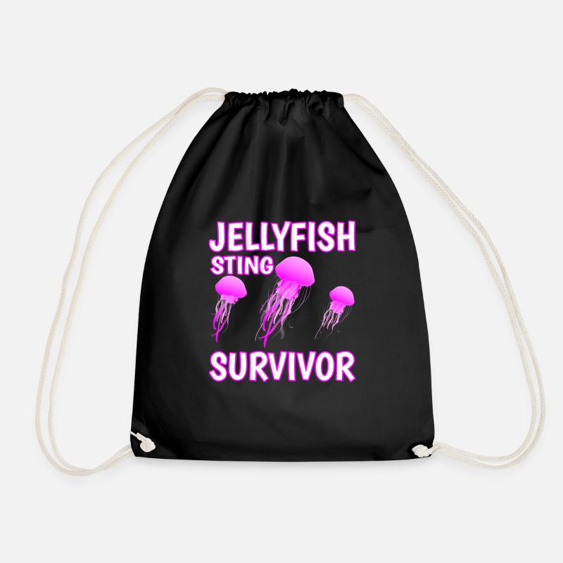 Jellyfish Sting Survivor 4 - Turnbeutel - Schwarz