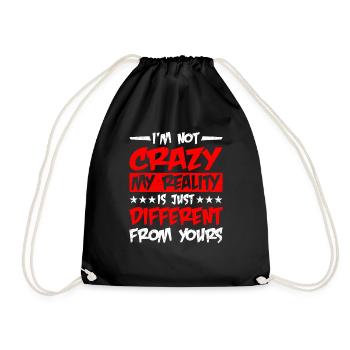 Ma réalité est juste différente de la vôtre 16 - Sac de sport léger - noir - Devant