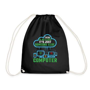 There Is No Cloud 17 - Turnbeutel - Schwarz - Vorne