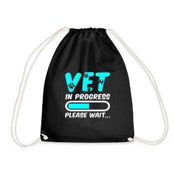 Vet In Progress, Please Wait 4 - Turnbeutel - Schwarz - Vorne