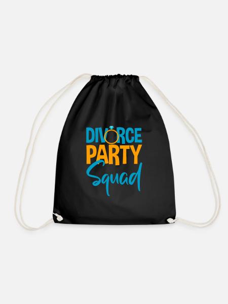 Divorce Party Squad 4 - Turnbeutel - Schwarz