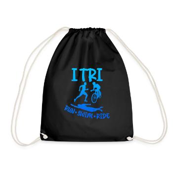 I Tri, Run Swim Ride 4 - Sac de sport léger - noir - Devant