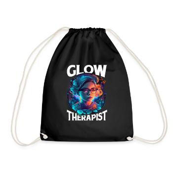 Glow Therapist 5 - Drawstring Bag - black - Front