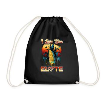 Je t’aime Elote 5 - Sac de sport léger - noir - Devant