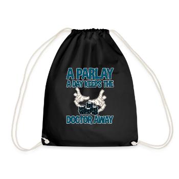 A Parlay A Day Keeps The Doctor Away 2 - Turnbeutel - Schwarz - Vorne