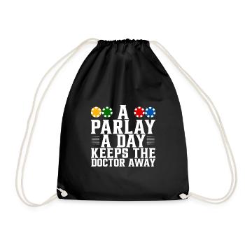 A Parlay A Day Keeps The Doctor Away 4 - Turnbeutel - Schwarz - Vorne
