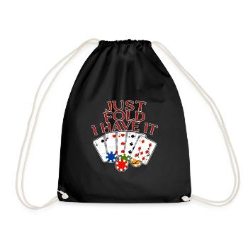Just Fold I Have It 4 - Turnbeutel - Schwarz - Vorne