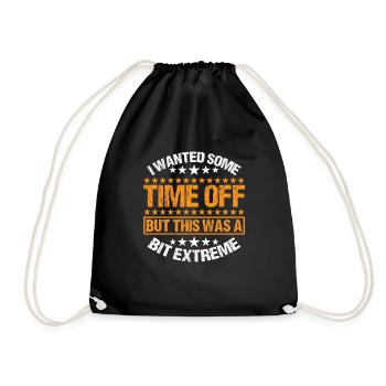 Je voulais un peu de temps libre, mais c’était un peu extrême3 - Sac de sport léger - noir - Devant