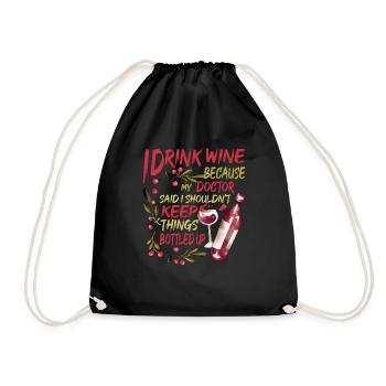 My Doctor Said I Shouldn't Keep Things Bottled Up2 - Turnbeutel - Schwarz - Vorne