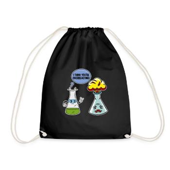 Je pense que vous réagissez de manière excessive 4 - Sac de sport léger - noir - Devant