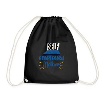 Self Employed Mother 4 - Drawstring Bag - black - Front