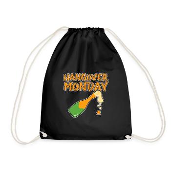 Hangover Monday 2 - Drawstring Bag - black - Front