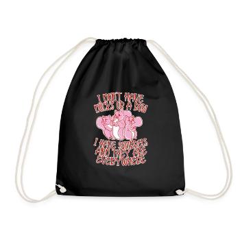 Je n’ai pas de canards ou de rangée 4 - Sac de sport léger - noir - Devant