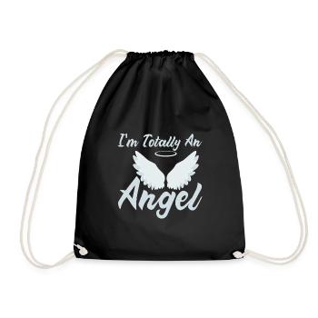 I'm Totally An Angel 4 - Turnbeutel - Schwarz - Vorne