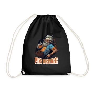 Piss Drinker 38 - Turnbeutel - Schwarz - Vorne