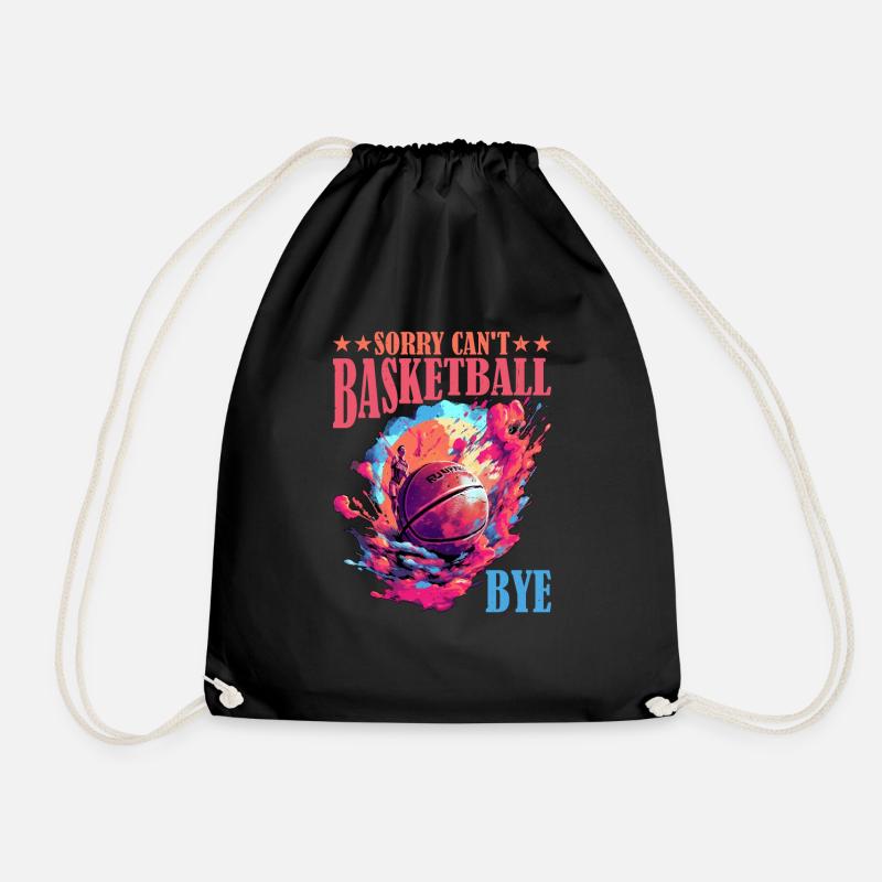 Désolé ne peut pas Basketball Bye 5 - Sac de sport léger - noir