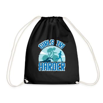 Filles Tri 4 - Sac de sport léger - noir - Devant