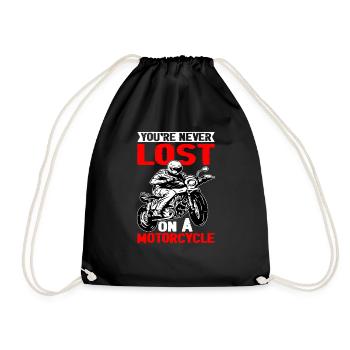 Vous n’êtes jamais perdu sur une moto 2 - Sac de sport léger - noir - Devant