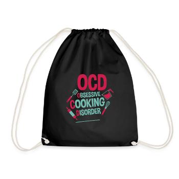 TOC Trouble obsessionnel de la cuisine 2 - Sac de sport léger - noir - Devant