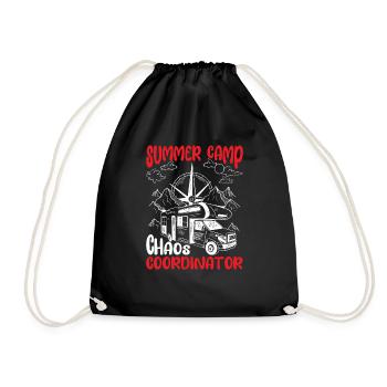 Summer Camp Chaos Coordinator 8 - Turnbeutel - Schwarz - Vorne