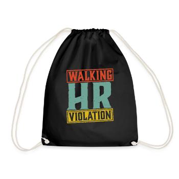 Violation de l’heure de marche 5 - Sac de sport léger - noir - Devant