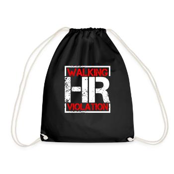Violation de l’heure de marche 6 - Sac de sport léger - noir - Devant