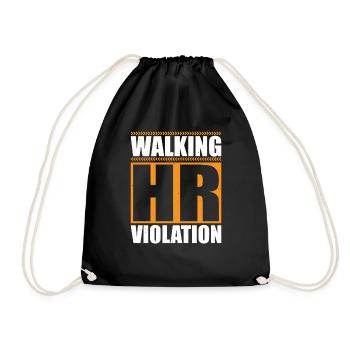 Violation de l’heure de marche 7 - Sac de sport léger - noir - Devant