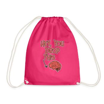 Hé, tu laisses tomber ça - Sac de sport léger - fuchsia - Devant