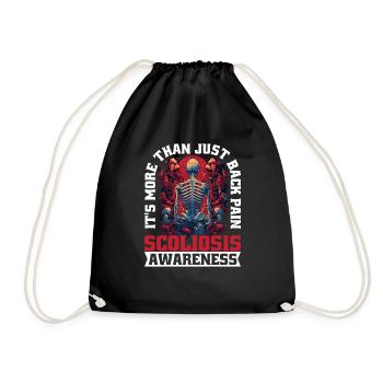 It's More Than Just Back Pain 12 - Drawstring Bag - black - Front