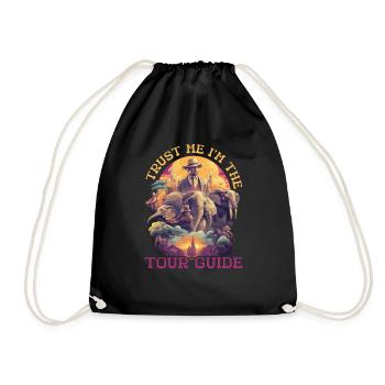 Croyez-moi, je suis le guide touristique 5 - Sac de sport léger - noir - Devant