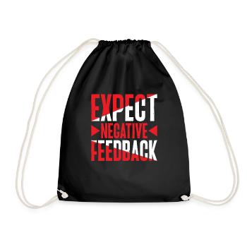 Attendez-vous à des commentaires négatifs 2 - Sac de sport léger - noir - Devant