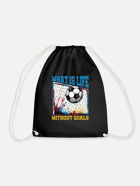 What Is Life Without Goals 14 - Turnbeutel - Schwarz