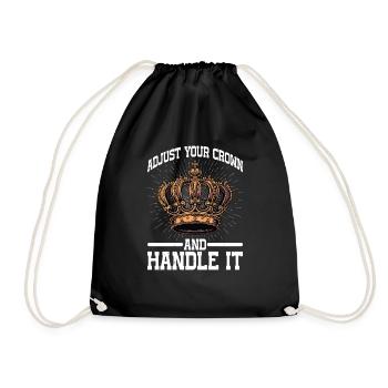 Ajustez votre couronne et manipulez-la 18 - Sac de sport léger - noir - Devant