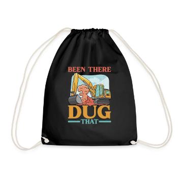 Been There Dug That 10 - Turnbeutel - Schwarz - Vorne