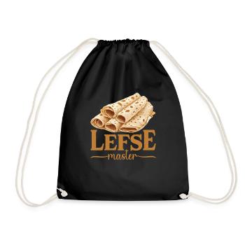 Lefse Master 32 - Turnbeutel - Schwarz - Vorne