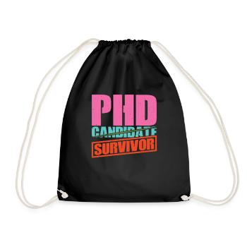 Candidat au doctorat Survivant 13 - Sac de sport léger - noir - Devant