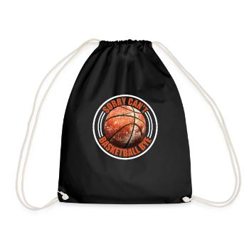 Sorry Can't Basketball Bye 7 - Drawstring Bag - black - Front