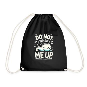 Ne me réveille pas 17 - Sac de sport léger - noir - Devant