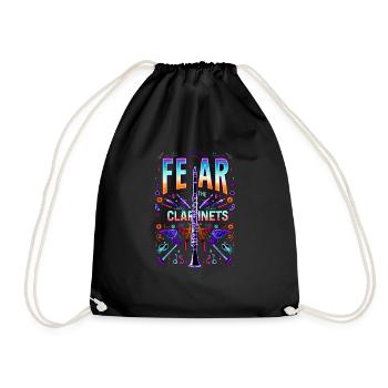 Fear The Clarinets 12 - Turnbeutel - Schwarz - Vorne