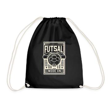 Futsal Mode On 7 - Turnbeutel - Schwarz - Vorne